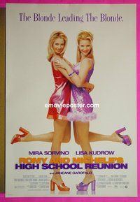 H950 ROMY & MICHELE'S HIGH SCHOOL REUNION double-sided one-sheet movie poster '97 Kudrow