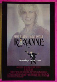 H955 ROXANNE one-sheet movie poster '87 Steve Martin, Hannah