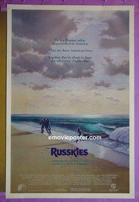 H964 RUSSKIES one-sheet movie poster '87 Joaquin Phoenix, Whip Hubley