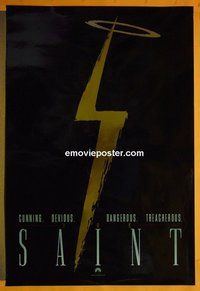 H966 SAINT double-sided teaser one-sheet movie poster '97 Val Kilmer, Elisabeth Shue
