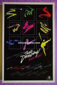 I122 THAT'S DANCING int'l one-sheet movie poster '85 Astaire & Rogers