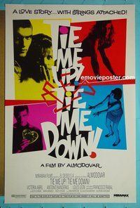 I135 TIE ME UP TIE ME DOWN one-sheet movie poster '90 Pedro Almodovar