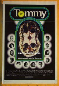 I151 TOMMY one-sheet movie poster '75 The Who, Roger Daltrey