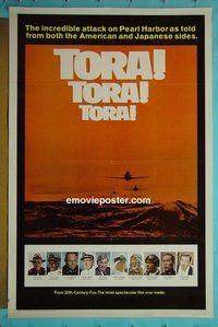 I153 TORA TORA TORA int'l style B one-sheet movie poster '70 Pearl Harbor