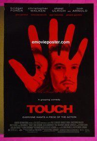 I156 TOUCH double-sided one-sheet movie poster '97 Christopher Walken