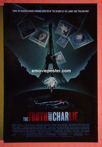 I180 TRUTH ABOUT CHARLIE double-sided one-sheet movie poster '02 Mark Wahlberg