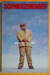 I186 TWINS double-sided 'DeVito' teaser one-sheet movie poster '88 Danny DeVito