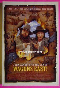 I210 WAGONS EAST double-sided one-sheet movie poster '94 John Candy, Richard Lewis