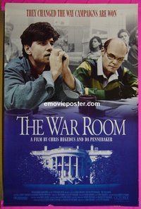 I219 WAR ROOM one-sheet movie poster '93 Clinton documentary!