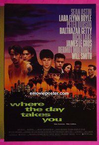 I225 WHERE THE DAY TAKES YOU one-sheet movie poster '92 Sean Astin