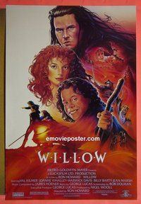 I237 WILLOW one-sheet movie poster '88 Val Kilmer, Whalley