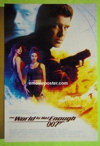 I246 WORLD IS NOT ENOUGH int'l one-sheet movie poster '99 James Bond