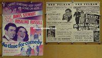 J155 NO TIME FOR COMEDY herald '40 Jimmy Stewart