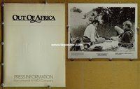 J505 OUT OF AFRICA presskit #1 '85 Redford, Streep