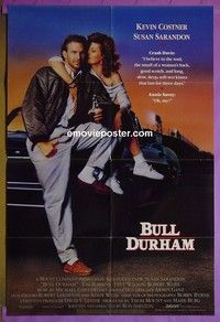 K032 BULL DURHAM Australian one-sheet movie poster '88 Kevin Costner, baseball