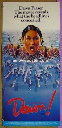 K365 DAWN Australian daybill movie poster '79 olympic swimmer!