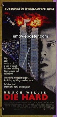 K380 DIE HARD Australian daybill movie poster '88 Bruce Willis