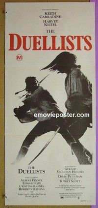 K401 DUELLISTS Australian daybill movie poster '77 Ridley Scott