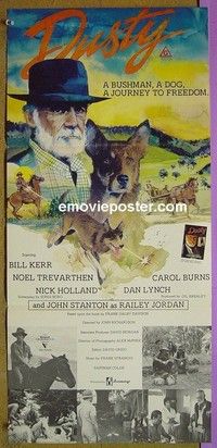 K404 DUSTY Australian daybill movie poster '83 Bill Kerr, Noel Trevarthen