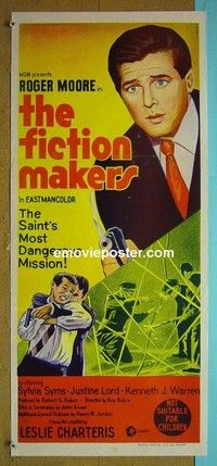 K433 FICTION MAKERS Australian daybill movie poster '67 Roger Moore
