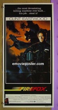 K437 FIREFOX Australian daybill movie poster '82 Clint Eastwood, Jones