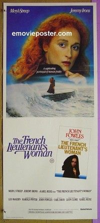 K452 FRENCH LIEUTENANT'S WOMAN Australian daybill movie poster '81 Streep
