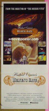 K500 HEAVEN'S GATE Australian daybill movie poster '81 Michael Cimino