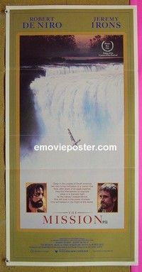K663 MISSION Australian daybill movie poster '86 De Niro, Jeremy Irons