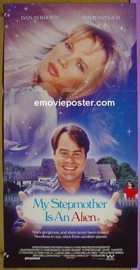 K686 MY STEPMOTHER IS AN ALIEN Australian daybill movie poster '88 Aykroyd