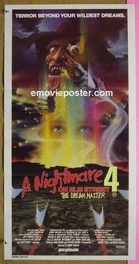 K704 NIGHTMARE ON ELM STREET 4 Australian daybill movie poster '88 Englund