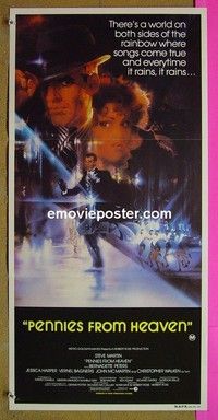 K738 PENNIES FROM HEAVEN Australian daybill movie poster '81 Steve Martin