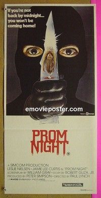 K762 PROM NIGHT Australian daybill movie poster '80 Jamie Lee Curtis