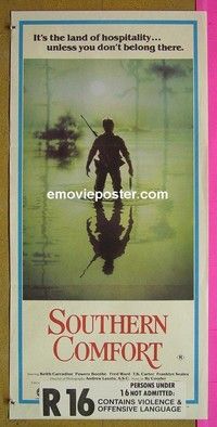 K860 SOUTHERN COMFORT Australian daybill movie poster '81 Walter Hill