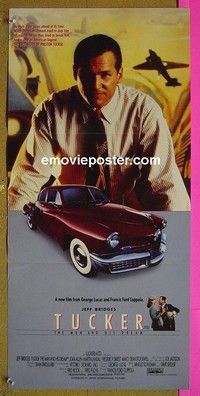 K923 TUCKER Australian daybill movie poster '88 Bridges, Allen