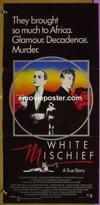 K953 WHITE MISCHIEF Australian daybill movie poster '87 Greta Scacchi