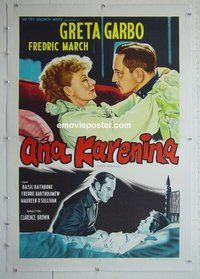 M004 ANNA KARENINA linen Argentinean R60s beautiful Greta Garbo, Fredric March, Freddie Bartholomew