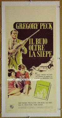M132 TO KILL A MOCKINGBIRD linen Italian locandina movie poster '63