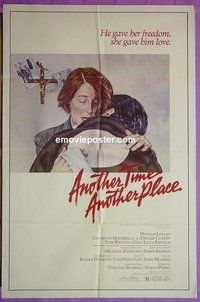 P118 ANOTHER TIME ANOTHER PLACE one-sheet movie poster '84 Radford