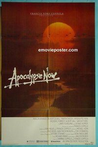 P124 APOCALYPSE NOW advance one-sheet movie poster '79 Marlon Brando