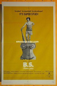 P298 BS I LOVE YOU one-sheet movie poster '71 Peter Kastner