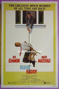 P302 BUDDY BUDDY one-sheet movie poster '81 Lemmon, Matthau