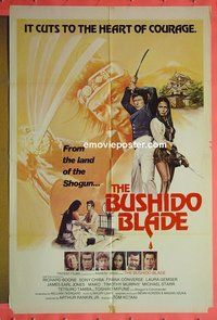 P311 BUSHIDO BLADE one-sheet movie poster '81 Boone, Toshiro Mifune