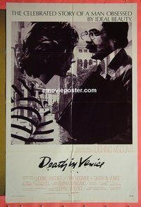P474 DEATH IN VENICE one-sheet movie poster '71 Luchino Visconti