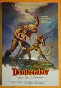 P480 DEATHSTALKER one-sheet movie poster '84 Boris Vallejo art!