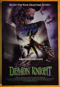 P483 DEMON KNIGHT DS advance one-sheet movie poster '95 Billy Zane