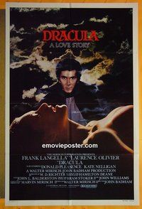 P528 DRACULA one-sheet movie poster '79 Frank Langella, Olivier