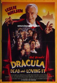 P530 DRACULA DEAD & LOVING IT advance one-sheet movie poster '95 Nielsen