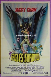 P545 EAGLE'S SHADOW one-sheet movie poster '82 Jackie Chan