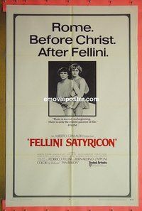 P623 FELLINI SATYRICON int'l style one-sheet movie poster '70 cult classic!
