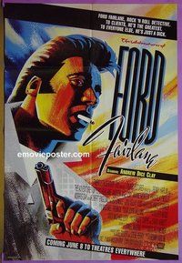 P073 ADVENTURES OF FORD FAIRLANE DS advance one-sheet movie poster '90 Clay